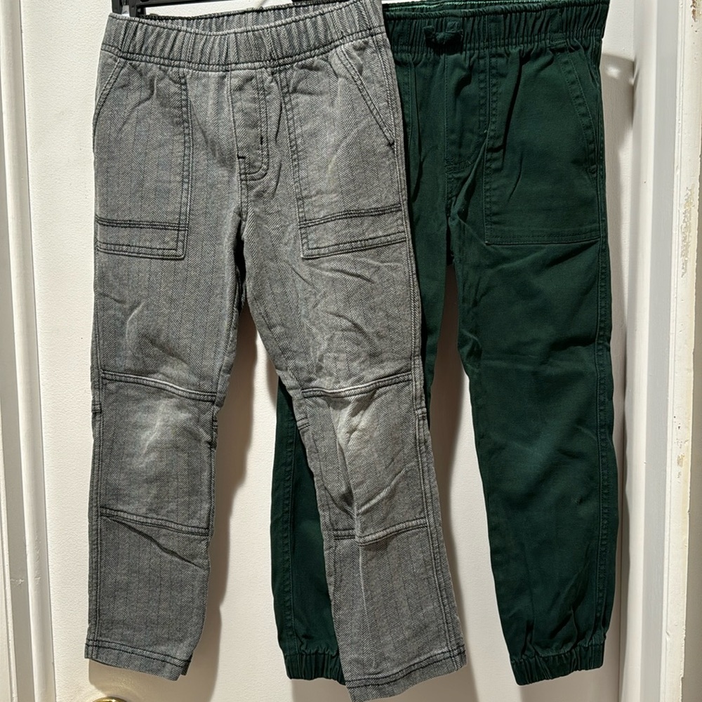 Tea Collection Boy’s Size 6 Pants, Lot of 2